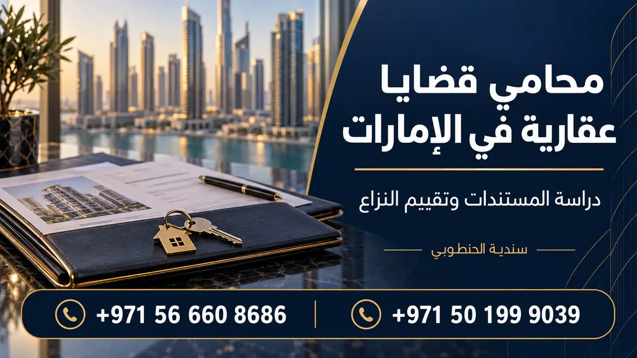 محامي قضايا عقارية في الإمارات