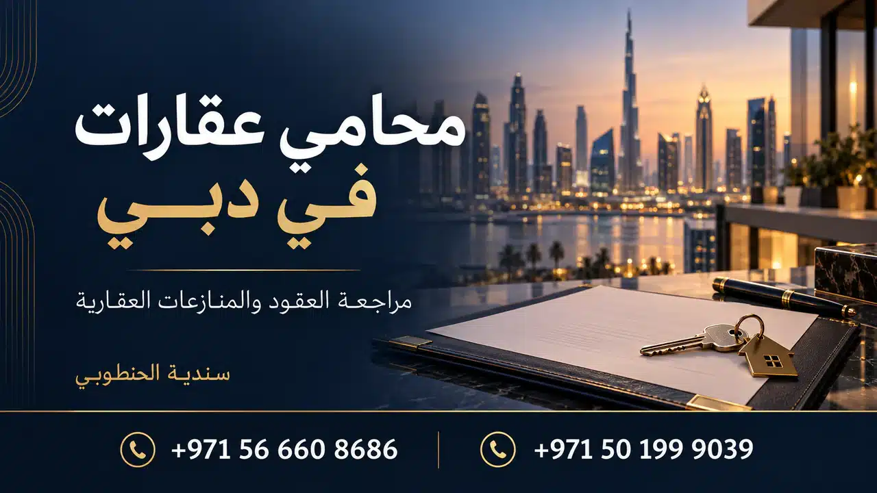 محامي عقارات في دبي