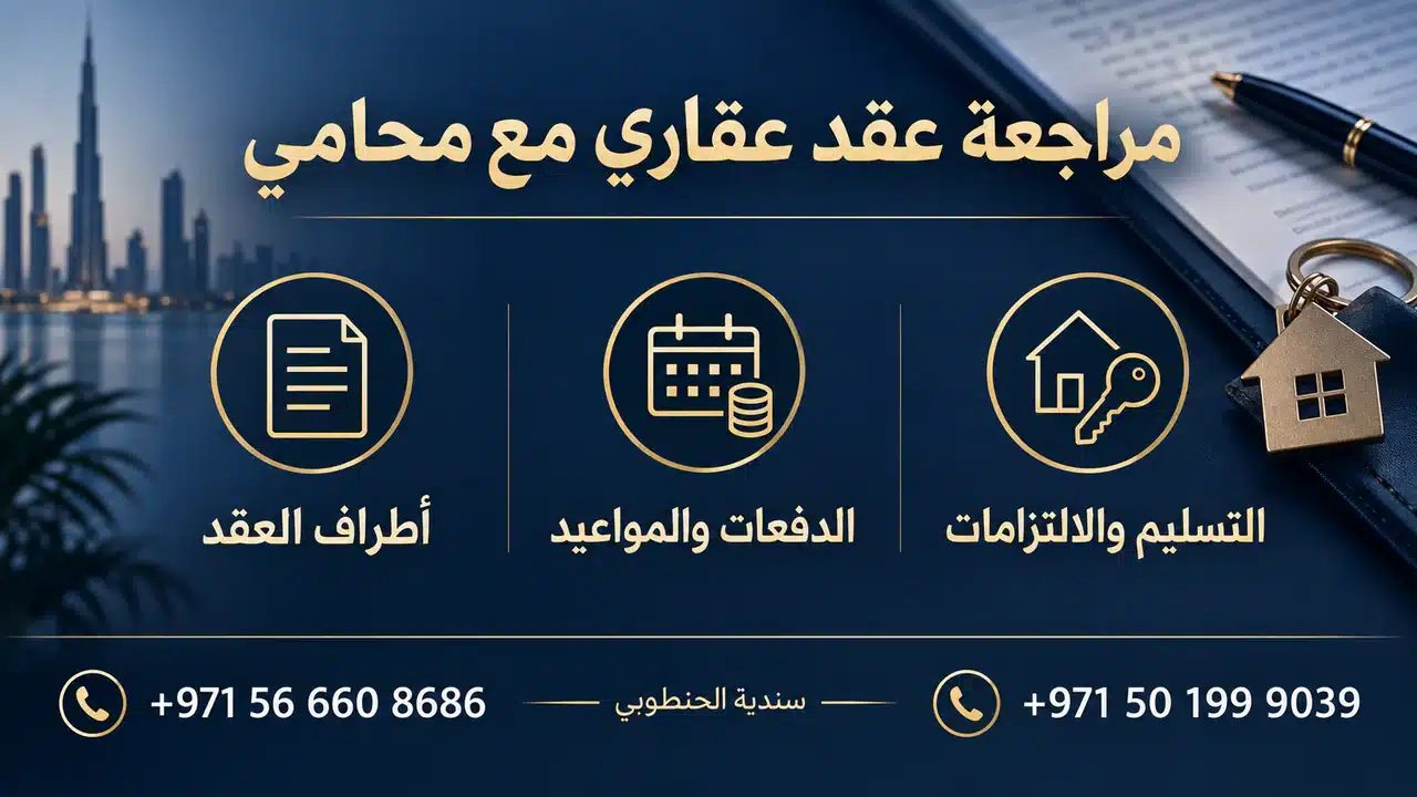 نقاط مراجعة العقد العقاري: أطراف العقد، الدفعات والمواعيد، والتسليم والالتزامات