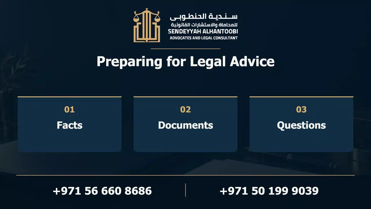 Preparing for Legal Advice