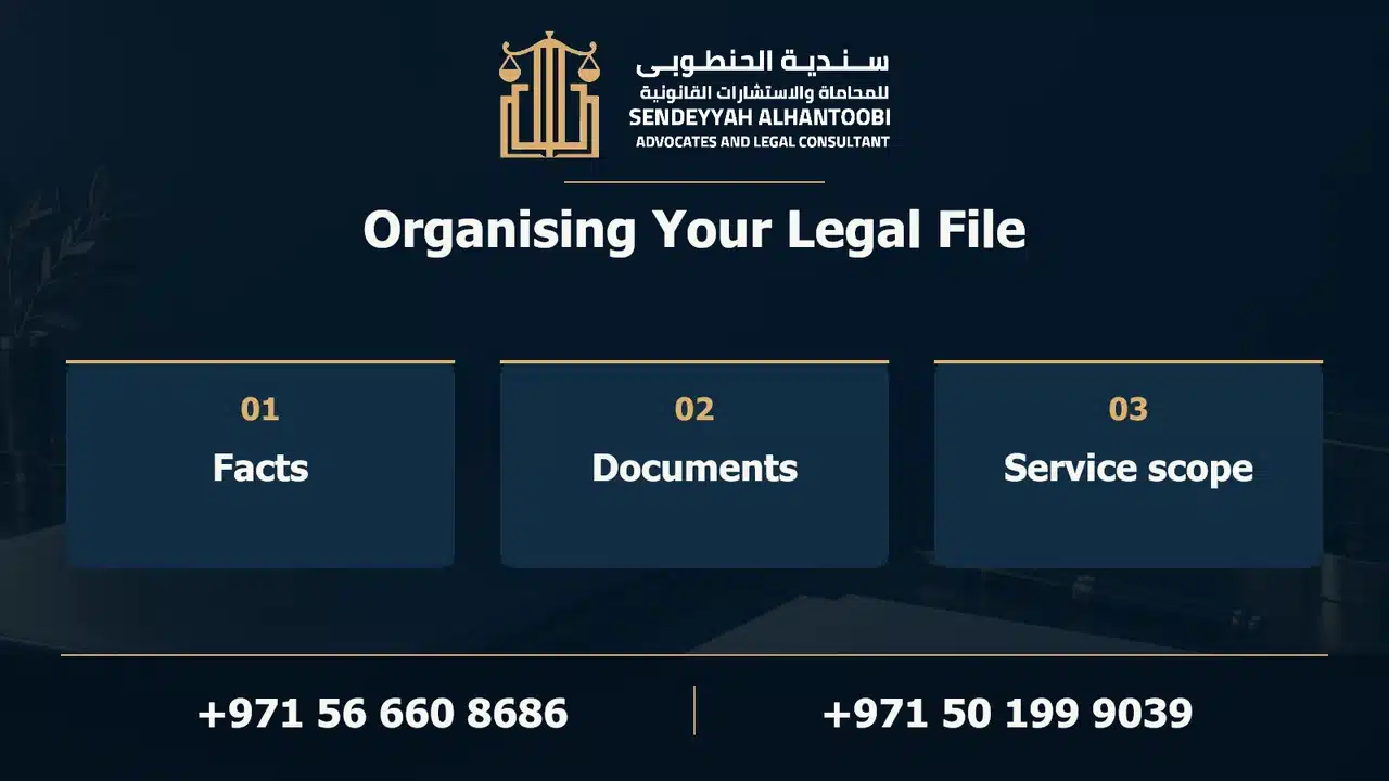 Organising Your Legal File