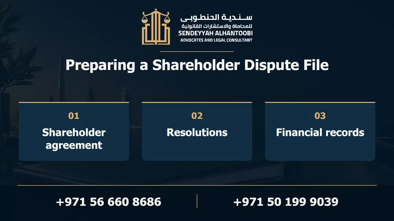 Preparing a Shareholder Dispute File